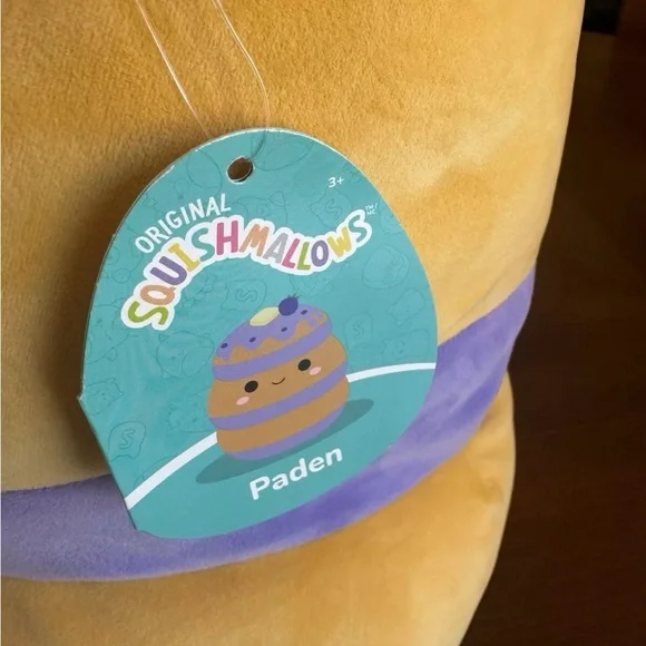 *RARE EXCLUSIVE Squishmallow PADEN the Blueberry Pancake Stack NWT 16" inch Toy - Picture 6 of 7